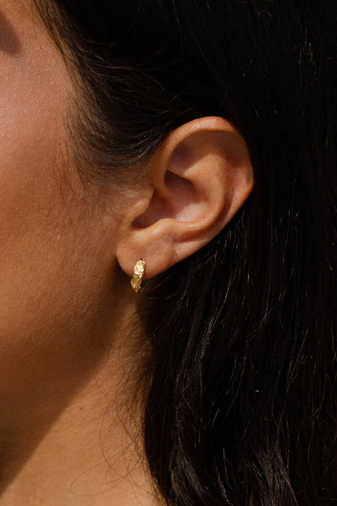 MAREN HOOPS SILVER